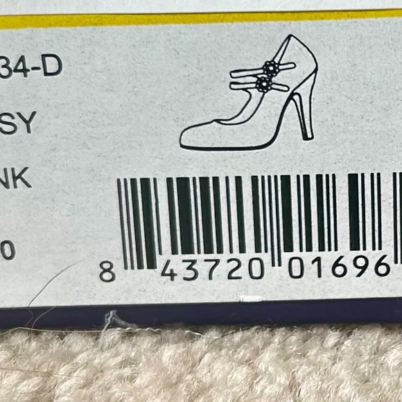 Hale Bob Rosy Mary Jane Pink and Gold Heels-Size 10 - Picture 6 of 7